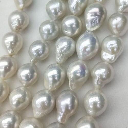11x15MM 6Pcs Baroque 100% Natural Freshwater Pearl Loose Beads Earring Charms DIY Jewelry Makings Findings Accessories