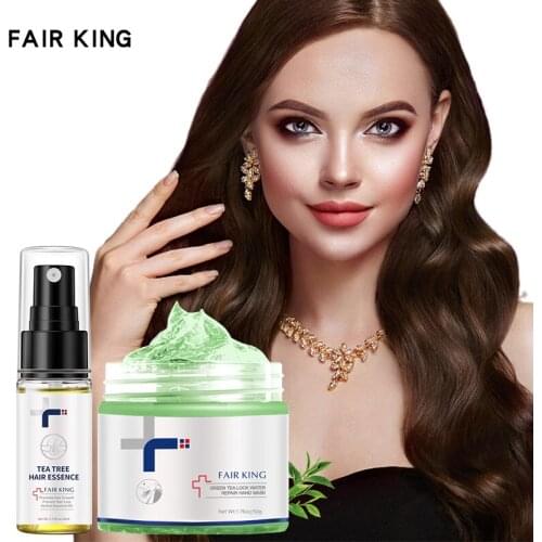 Tea Tree Nourishing Hair Treament Liquid Fast Hair Growth Product Green Tea Moisturizing Hand Wax Whitening Hand Mask Repair