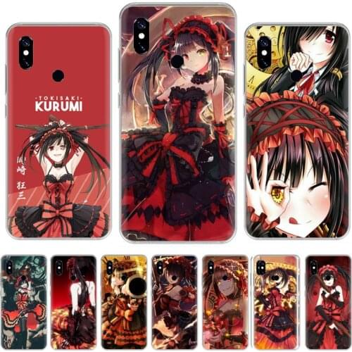 DATE A LIVE Tokisaki Kurumi Phone Case For Xiaomi Redmi 7 9t 9se k20 mi8 max3 lite 9 note 8 9s 10 pro