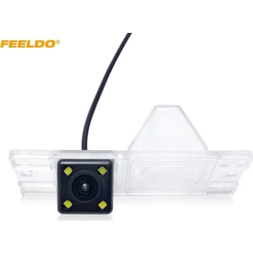 FEELDO 1PC Special Car Rearview Camera With LED Light for Mitsubishi Pajero V3/V5/Zinger Backup Camera #FD-4029