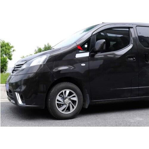Chrome ABS Side Mirror Cover Window Triangle Trim for 2009-2020 Nissan NV200 Mirrors