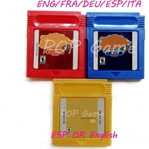 EUR(ENG/FRA/DEU/ESP/ITA) Oracle Ag Seas ESP Links DX Game Cartridge Accessories for 16 Bit Video Game Console