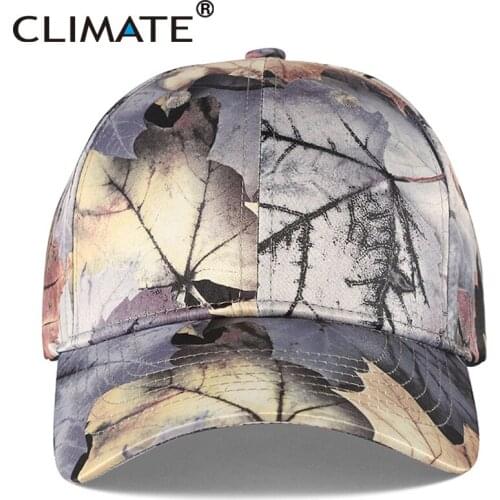 CLIAMTE Forest Camouflage Baseball Cap 3D Leaf Hunting Cap Outdoor Explore Pretend Hat Camouflage Baseball Hunting Shooting Cap