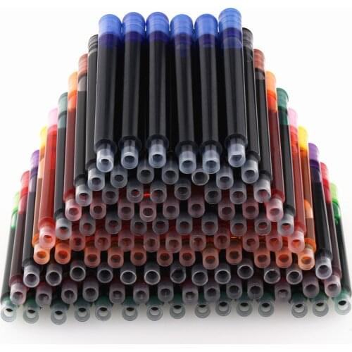 High quality 5pcs Color Ink Supplies fountain Pen ink Refill cartridge office school student stationery