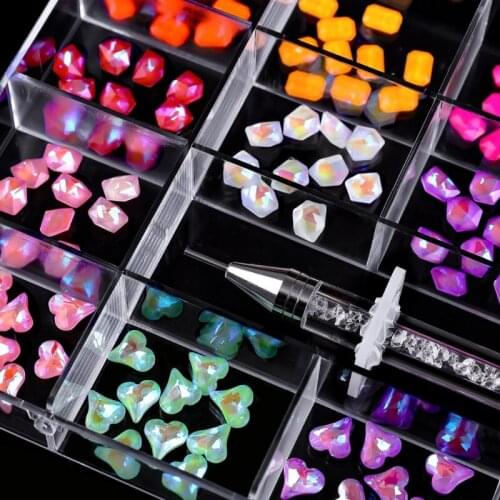 Crystals Stone Beads for Jewelry Making Beads Irregular Gemstones Bulk Multicolored Crystal Loose Rocks for Earrings