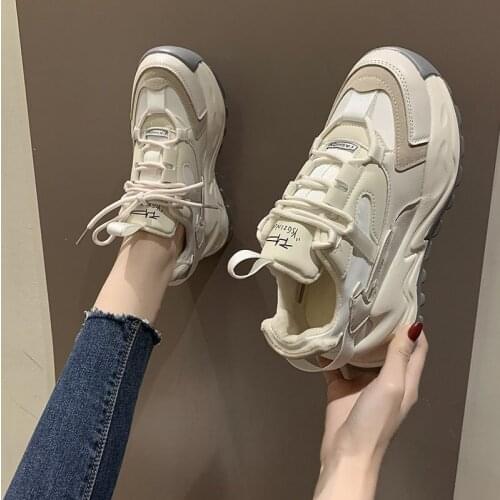 New Women All-match Sneakers Fashion Mesh Breathable Female Platform Vulcanized Footwear Running Shoes