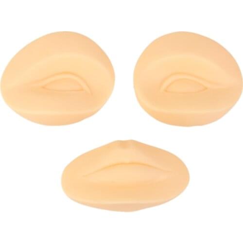 Make Up Lips Eyebrows Practice Training Skin Cosmetic Tool Set