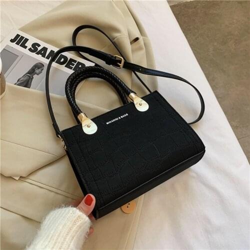 Ladies Small Handbags Fashion Shoulder Bags Pure Color PU Messenger Bags Daily Travel Womens Bags Casual Ladies Bags Purses