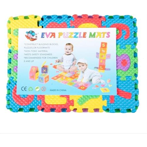 New Hot 36Pcs Soft Eva Foam Baby Play Floor Mat Alphabet Numbers Kid DIY Puzzle Jigsaw Educational Toys Patchwork Floor Rug Mat