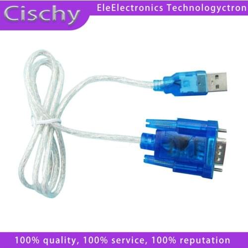 New HL-340 USB to RS232 COM Port Serial PDA 9 pin DB9 Cable Adapter Support Windows7 64