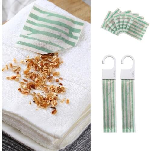 Hanging Fragrant Sachet Aromatherapy Bag Natural Chinese Fir Anti-pest Anti-mildew Wardrobe Closet Car Fragrance Air Freshening