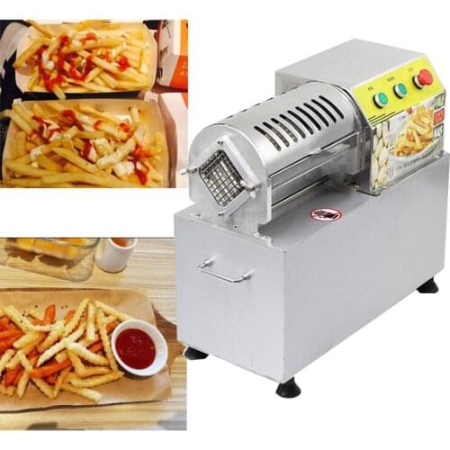 Popular electric cutting machine French fries machine / A variety of molds can be selected / Vegetable strip machine