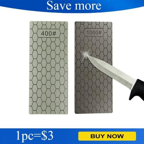 600 1000 Grit Professional knife sharpener honeycomb Diamond Sharpeneing stone Grinding tools Angle guide 4pcs Whetstone set