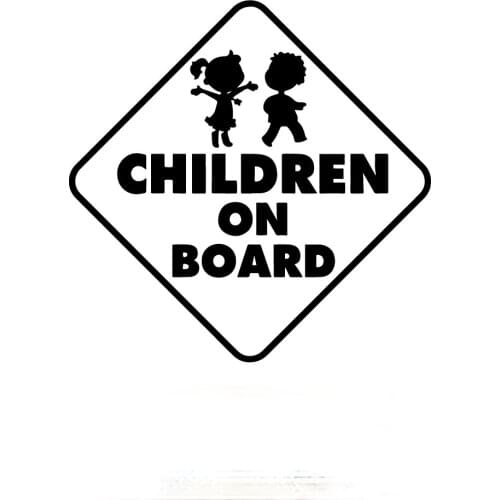 Drop Shipping Children On Board Auto Sticker Fun Vinyl Car-Styling Car Sticker Decals Decor