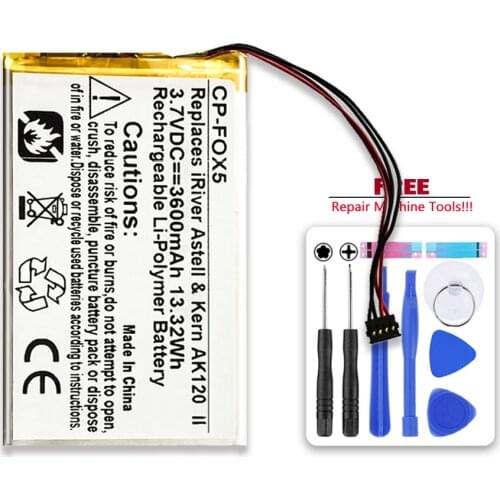 Replacement Battery 3500mAh For FIIO X1 X3 X5 X7 II III Speaker Music Player