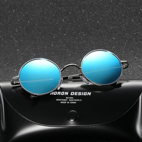 Brand Designer Round Polarized Sunglasses TAC Lens Men Women Retro Sun Glasses Male Female Metal Frame Eyewear Driving UV400