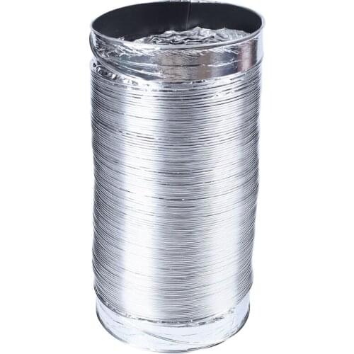 TOP 3 Meter Length 100Mm/4 Inch Fresh Air System Flexible Aluminum Exhaust Duct Pipe Air Ventilation Pipe Hose for Bathroom