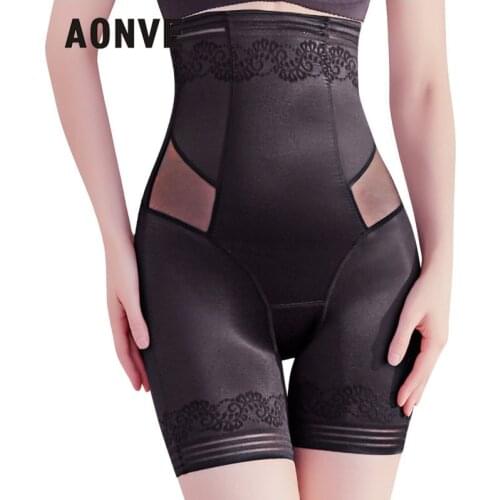 Aonve High Waist Slimming Women Shapewear Tummy Control Panties Ultra Thin Breathability Underwear Shapewear Seamless Sexy Size