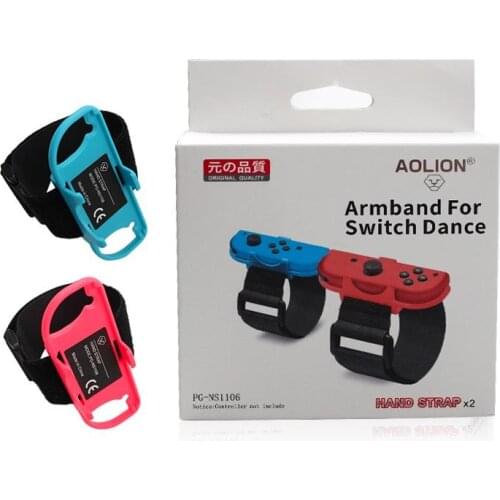 For Nintendo Switch Joy-Con Controller Gaming Wrist Band 1 Pair Adjustable Game Bracelet Elastic Strap Gamer Wristband Accessory