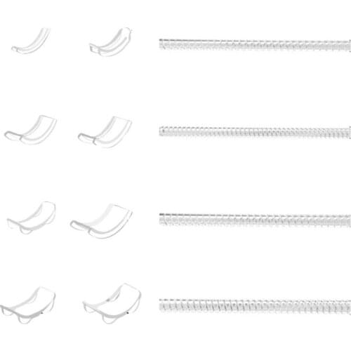 12Pcs Silicone Invisible Clear Ring Size Adjuster Guard Tightener Resizing Jewelry Tools Resizer Loose Rings Reducer Ring Sizer