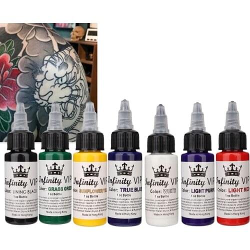 30ml Semi-Permanent Tattoo Pigment Ink Long Lasting Tattoo Inks Accessory Tool for Body Beauty Tattoo Art For Professional Use