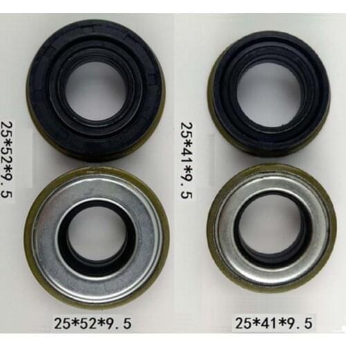 Free Shipping 3pcs 25X41X9.5 3pcs 25X52X9.5 25*41*9.5 25*52*9.5 Gasoline Engine Cultivator Oil Seal Suit For Chinese Brand