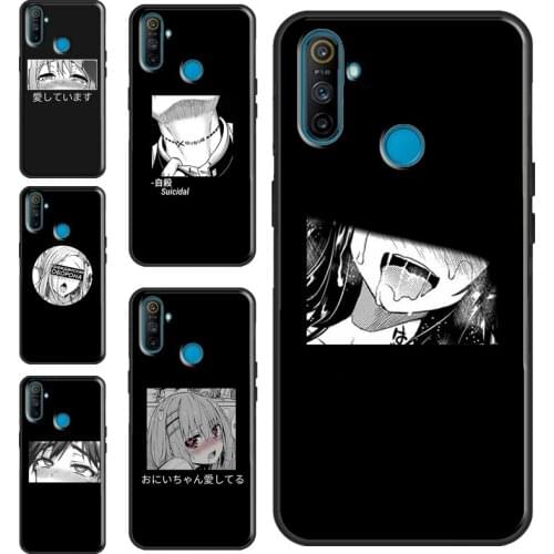 Japanese Anime Aesthetic For Realme 8 Pro 6 7 Q3 Pro GT Neo C15 C3 C21 C11 Phone Case For OnePlus 9 Pro 8 7T 8T 9R