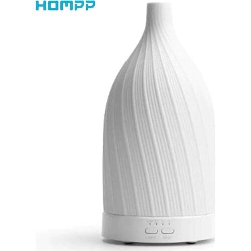 Essential Oil Fragrance Aromatherapy Diffuser Ceramic Fashionable Ultrasonic Air Humidifier for Home Bedroom Living Room 120ML