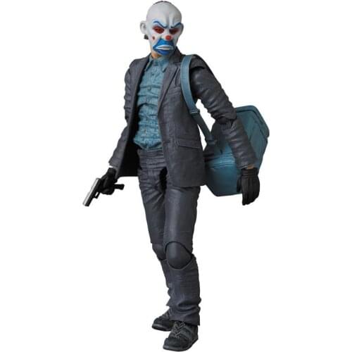 18cm 7'' Male Robber Joker Burger Clown Heath Ledger Figure Model Action Figure Boys Gifts Fans Gift Collection