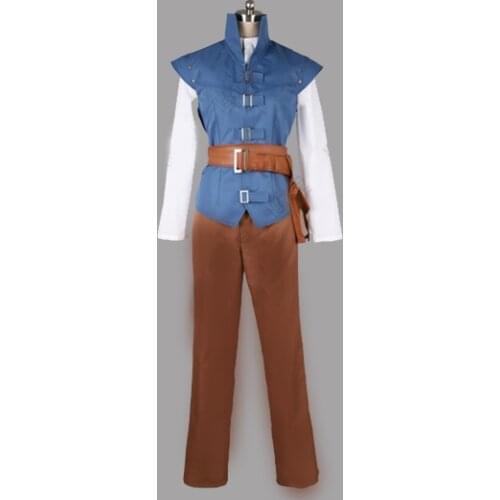 Halloween Men Cosplay Tangled Flynn Rider Costume Adult