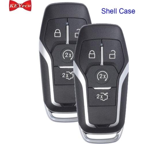 KEYECU 2pcs for Ford F150 Edge Mustang Fusion Explorer for Lincoln MKC MKX MKZ Remote Key Shell Case Fob for M3N-A2C31243300