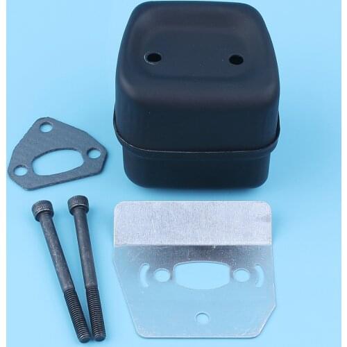 Muffler Exhaust Silencer Kit For Jonsered 2036 2040 Chainsaw Gasket Cooling Pan Bolts 530069415 Replacement Spare Part