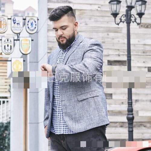 2019 New Summer Super Large 9xl Suit Men Jacket Casual Fashion High Quality Single Breasted Blazer Men Plus Size XL-6XL7XL8XL9XL
