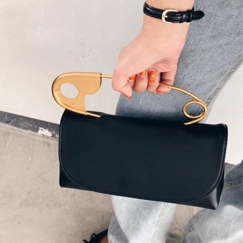 HISUELY New Fashion 2021 Women PU Leather Handbag Designer Chains flap Shoulder Bag Party Clutch Purse Mini Crossbody Tote bolsa