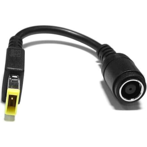 New 7.9mm Round Jack to Square End Adapter Pigtail for IBMs Lenovo Thinkpad Ultrabook