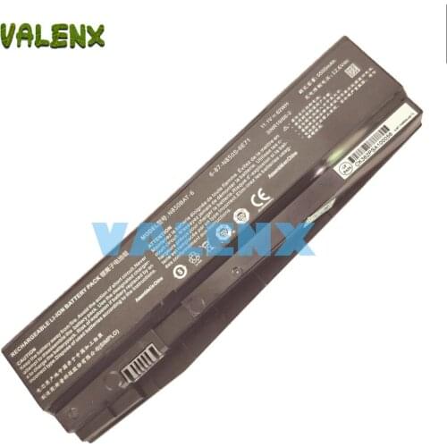 New Laptop Battery N850BAT-6 Compatible with Clevo N850HC N850HJ N870HC N870HJ1 6-87-N850S-4C4 Series 11.1V 62Wh