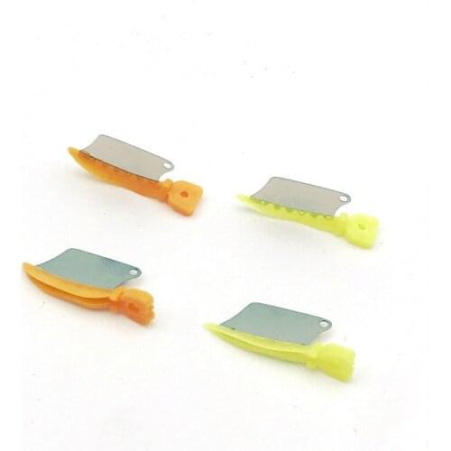 New Dental Clinic Wedge Prime Teeth Interproximal Plastic Wedge with Stainless Steel Matrix 40 Pcs/box