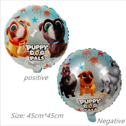 New Balloon 18 Inch Puppy Dog Aluminum Film Balloon Cartoon Puppy Dog Children Birthday Party Balloon Aluminum Film Balloon