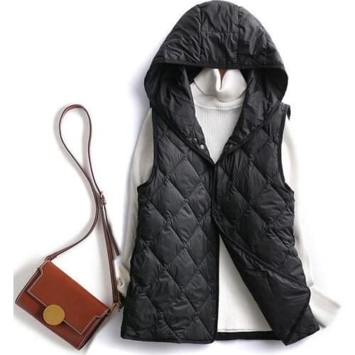 2021 Autumn Winter New Loose Large Size Light Down Cotton Vest Large Size Womens Outer Jacket
