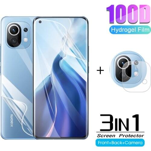 Front back hydrogel film for Xiaomi Mi 11 screen protectors for xiaomi mi11 xiaomi11 xaomi xiomi xiami mi11 camera glass