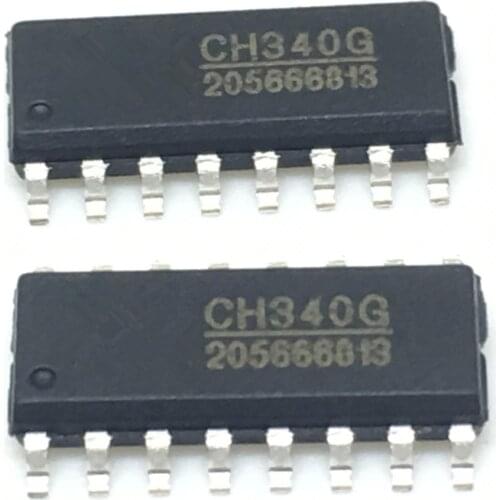 5PCS Original CH340G IC R3 Board Free USB Cable Serial Chip SOP-16 CH340