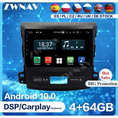 PX5 64G Android Screen For Mitsubishi Outlander 2006 2007 2008 2009 2010 2011 2012 GPS Audio Radio Stereo Multimedia Player Unit