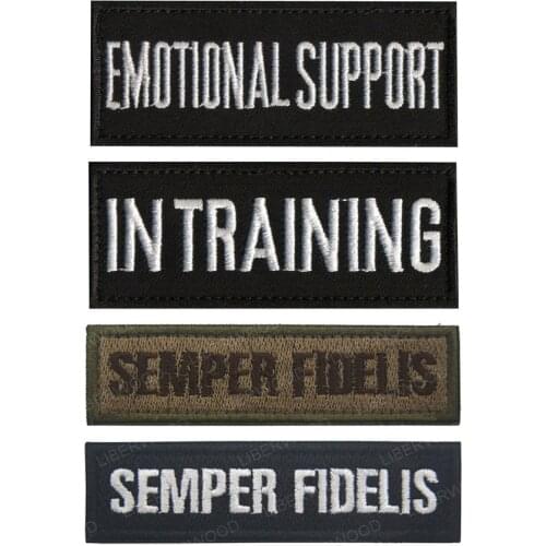 SEMPER FIDELIS Embroidered Patches Marine Corps Armband Applique Emblem DIY for Clothing Tactical Badge Sewing Accessories