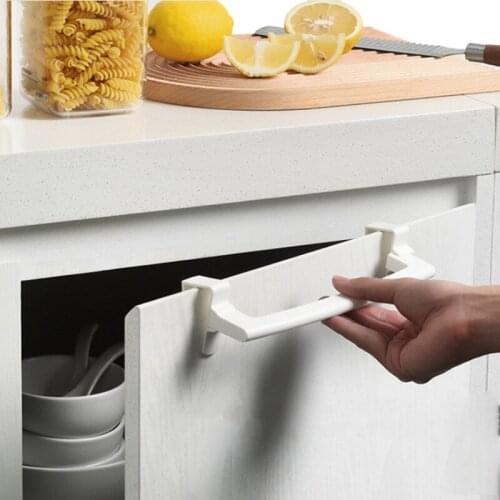 Towel Holder Bathroom Kitchen Multifunction Cupboard Cabinet Door Back Shelf Hanger Towel Rack Over Towel Bar Hanging Holder