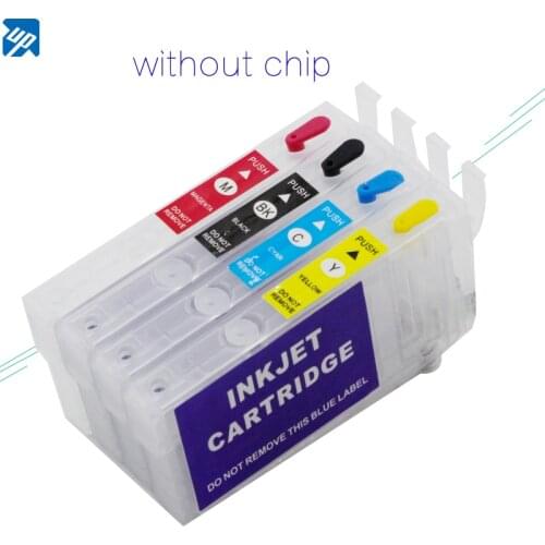 UP 822XL 405XL Refillable Ink Cartridge without Chip for Epson WF-3820 WF-4820 WF-4834 WF-4830 WF-7820 WF-7840 EC-C7000