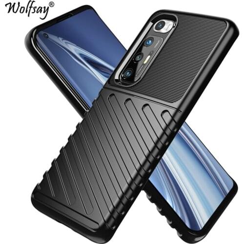 Rugged Fiber Shield Cover For Xiaomi Mi 10S Case Bumper Full Cover Case For Xiaomi Mi 10S Case For Xiaomi Mi 10S Mi10S 10 S 6.67