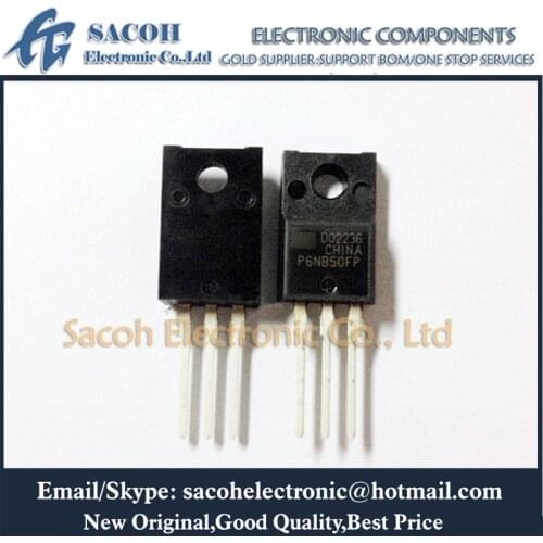Free Shipping 10Pcs STP6NB50FP P6NB50FP STP6NB90FP STP6NB80FP S STP6NB25FP TO-220 6A 500V Power MOSFET