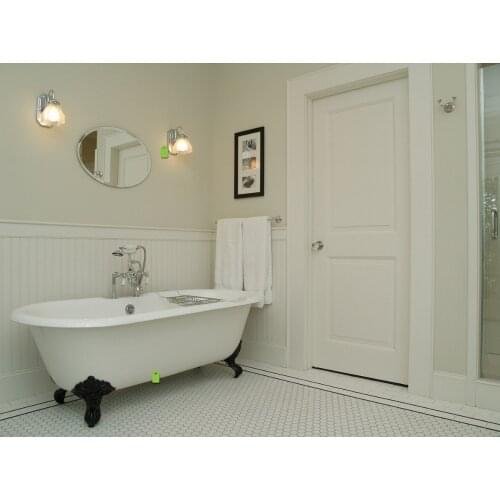 2017 new style 2-panel highly durable solid wood entry door paint grade interior wooden door entry doors ID1606035