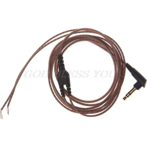 3.5mm OFC Core 3-Pole Jack Headphone Audio Cable DIY Earphone Maintenance Wire Drop Shipping