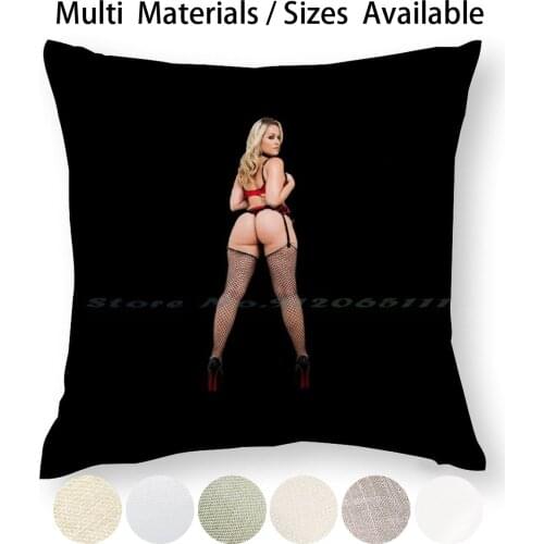 Alexis Texas Hot Sexy Big Ass Pillow Case Throw Pillow Cover Cotton Linen Flax Alexis Texas Big Booty Big Ass Sexy Ass Lady
